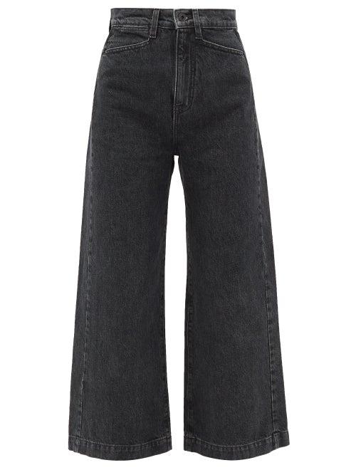 Matchesfashion.com Proenza Schouler White Label - High-rise Rinsed-denim Jeans - Womens - Black