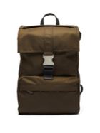 Fendi - Ff-clasp Technical-canvas Backpack - Mens - Brown