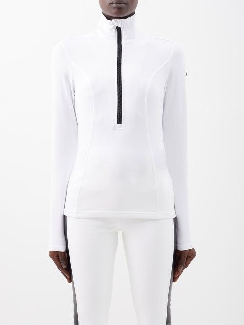 Goldbergh - Serena Half-zip Thermal Base-layer Top - Womens - White