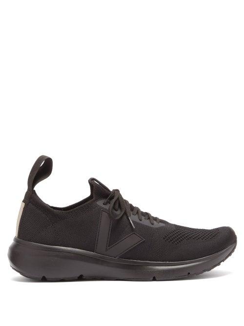 Matchesfashion.com Rick Owens - X Veja Knitted-upper Trainers - Mens - Black