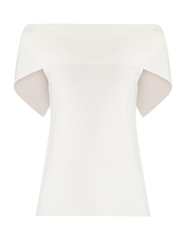 Osman Perfect 5 Dita Off-the-shoulder Knit Top