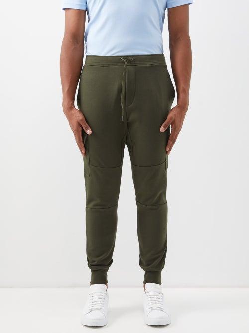 Polo Ralph Lauren - Logo-embroidered Jersey Cargo Track Pants - Mens - Khaki