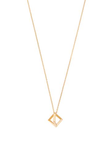 Azlee Axis Yellow-gold Necklace