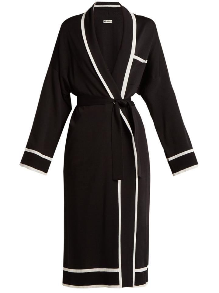 Connolly Tie-waist Silk Robe