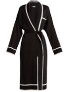 Connolly Tie-waist Silk Robe