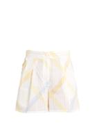 Thierry Colson Macha Stripe-print Cotton-voile Shorts