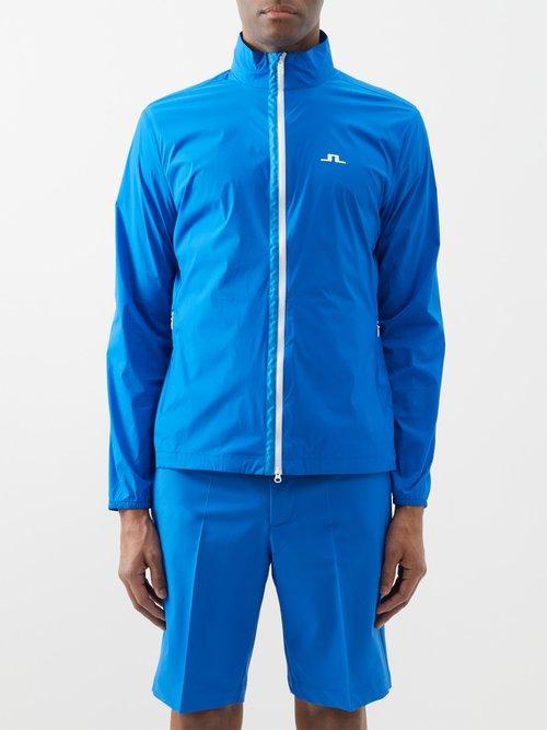 J.lindeberg - Ash Light Packable Shell Jacket - Mens - Blue