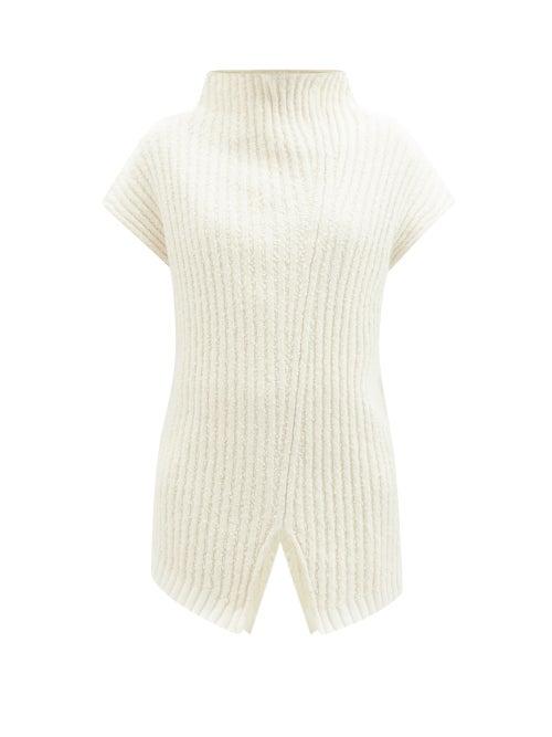 The Row - Damiano Ribbed Cotton-blend Boucl Sweater - Womens - Ivory