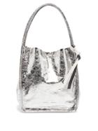 Matchesfashion.com Proenza Schouler - Metalic Large Leather Tote - Womens - Silver