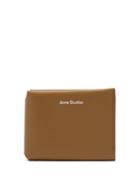 Acne Studios - Logo-print Leather Bi-fold Wallet - Mens - Brown