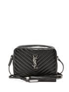 Saint Laurent Lou Quilted Patent-leather Cross-body Bag