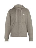 Matchesfashion.com Acne Studios - Ferris Face Hooded Cotton Sweatshirt - Mens - Grey