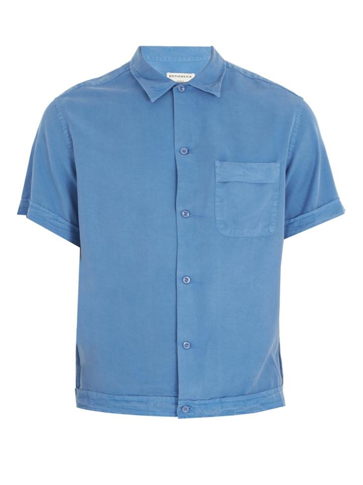 Éditions M.r Patch-pocket Tencel Shirt