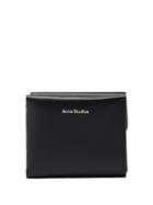 Matchesfashion.com Acne Studios - Logo-debossed Tri-fold Leather Wallet - Mens - Black