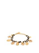 Matchesfashion.com Dolce & Gabbana - Madonna Charm And Bead Bracelet - Womens - Gold