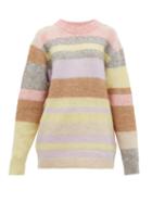 Matchesfashion.com Acne Studios - Kalbah Striped Knitted Sweater - Womens - Beige Multi