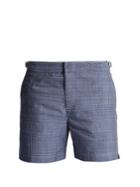 Orlebar Brown Chambray Striped Mid-length Swim Shorts