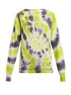 Matchesfashion.com Prada - Tie Dye Wool Blend Sweater - Womens - Grey Multi