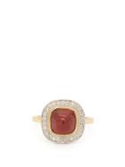 Matchesfashion.com Jade Jagger - Diamond, Spinel & 18kt Gold Ring - Womens - Red