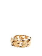 Matchesfashion.com Givenchy - G-link Chain Ring - Womens - Yellow Gold
