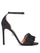 Matchesfashion.com Samuele Failli - Alexandra Suede Sandals - Womens - Dark Grey