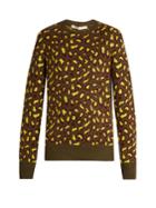 Christopher Kane Leopard-intarsia Cashmere Sweater