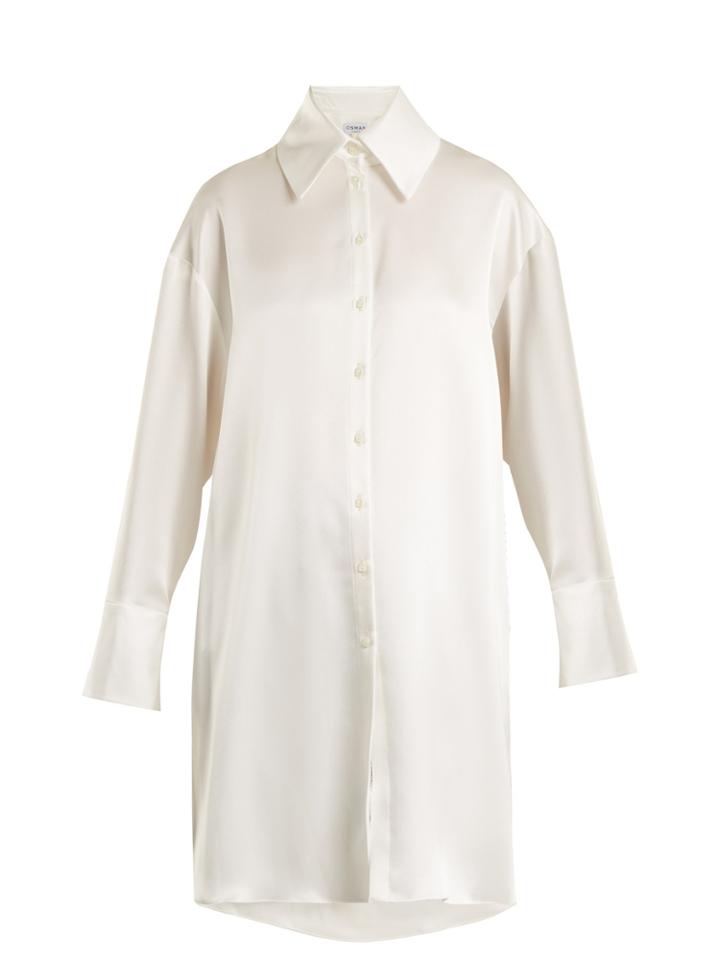 Osman Quinn Oversized Satin Shirt
