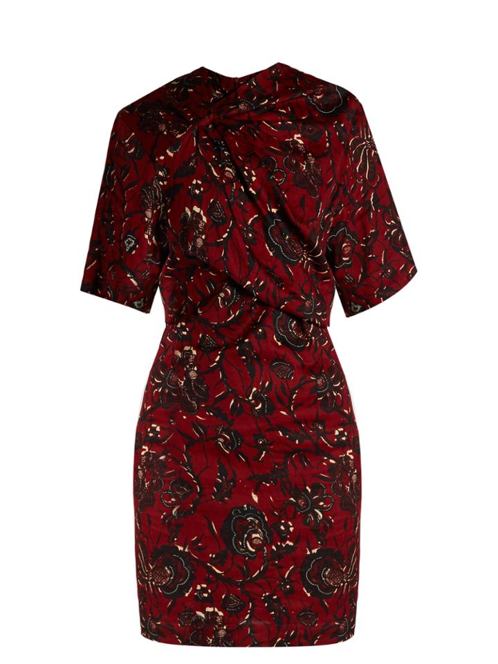Isabel Marant Étoile Jade Twist-front Floral-print Dress
