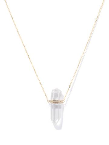 Jia Jia - Diamond, Quartz & 14kt Gold Necklace - Womens - Yellow Gold