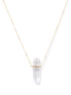 Jia Jia - Diamond, Quartz & 14kt Gold Necklace - Womens - Yellow Gold