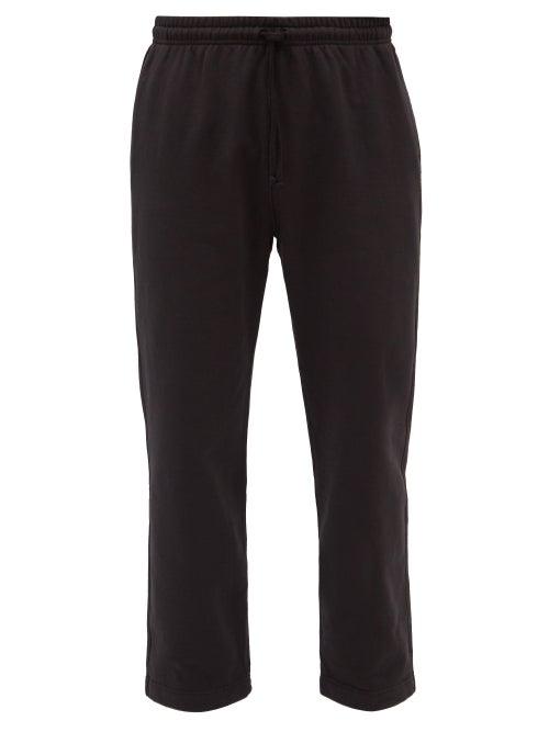 Lady White Co. - Elasticated-waist Cotton-jersey Track Pants - Mens - Black