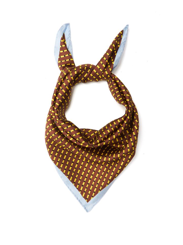 Diane Von Furstenberg Stripe-print Silk Scarf