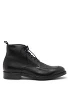Matchesfashion.com Paul Smith - Trent Pebbled Leather Derby Boots - Mens - Black