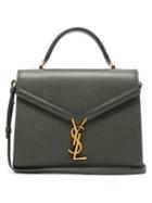 Matchesfashion.com Saint Laurent - Cassandra Leather Shoulder Bag - Womens - Dark Green