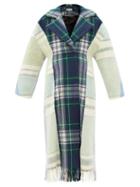 Matchesfashion.com Rave Review - Double-breasted Checked Deadstock-wool Coat - Womens - Multi