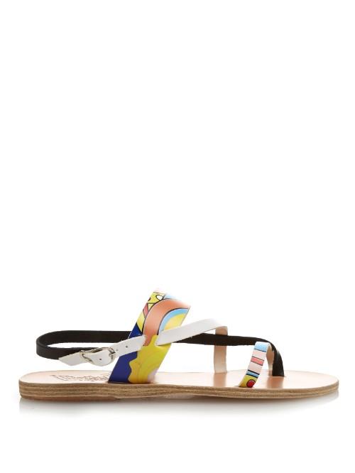 Ancient Greek Sandals X Peter Pilotto Alethea Leather Sandals