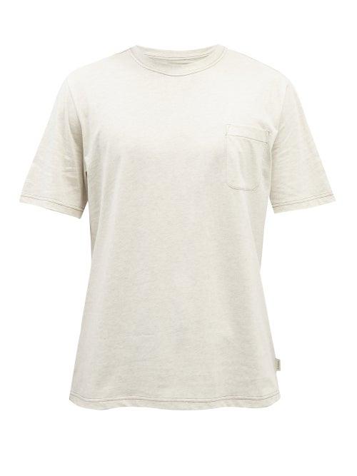 Oliver Spencer - Box Organic-cotton Jersey T-shirt - Mens - Cream