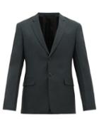 Matchesfashion.com Prada - Single Breasted Wool Blend Suit - Mens - Green