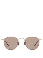 Matchesfashion.com Eyevan 7285 - Engraved Round Metal Sunglasses - Mens - Silver