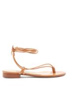 Matchesfashion.com Emme Parsons - Ava Wrap Around Leather Sandals - Womens - Tan
