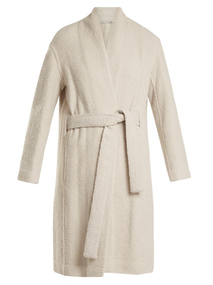 Vince Tie-waist Wool-blend Coat