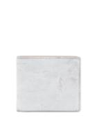 Matchesfashion.com Maison Margiela - Bar-tack Painted-suede Bi-fold Wallet - Mens - White