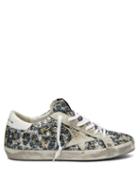 Matchesfashion.com Golden Goose Deluxe Brand - Superstar Glitter Leopard Low Top Trainers - Womens - Leopard