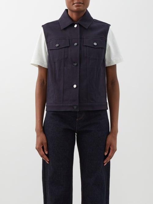 Max Mara - Ghianda Gilet - Womens - Navy