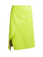 Sies Marjan Irma Asymmetric-front Leather Skirt