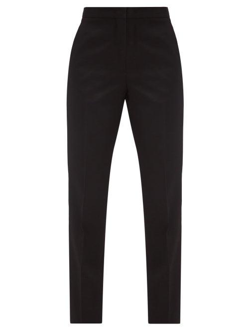 Matchesfashion.com Jil Sander - Cropped Wool-gabardine Trousers - Womens - Black