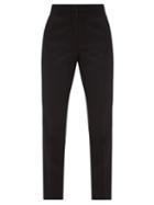 Matchesfashion.com Jil Sander - Cropped Wool-gabardine Trousers - Womens - Black