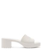 Gucci - Logo-embossed Sandals - Womens - White
