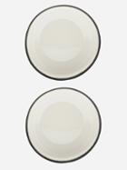 Serax - X Ann Demeulemeester Set Of Two Porcelain Dishes - Black White
