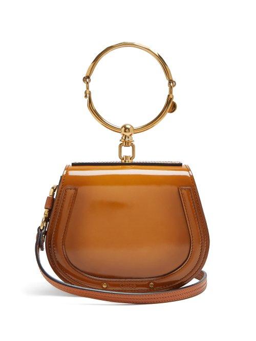 Matchesfashion.com Chlo - Nile Small Leather Suede Cross Body Bag - Womens - Tan